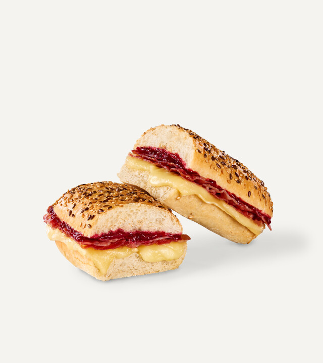 Brie, Bacon & Cranberry Panini