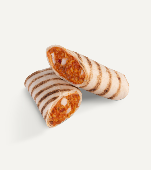 Cajun Spiced Chicken Pizza Wrap