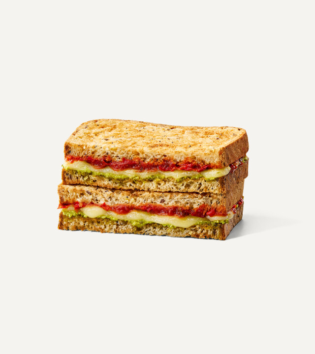 Gluten Free Mozzarella & Pesto Toastie