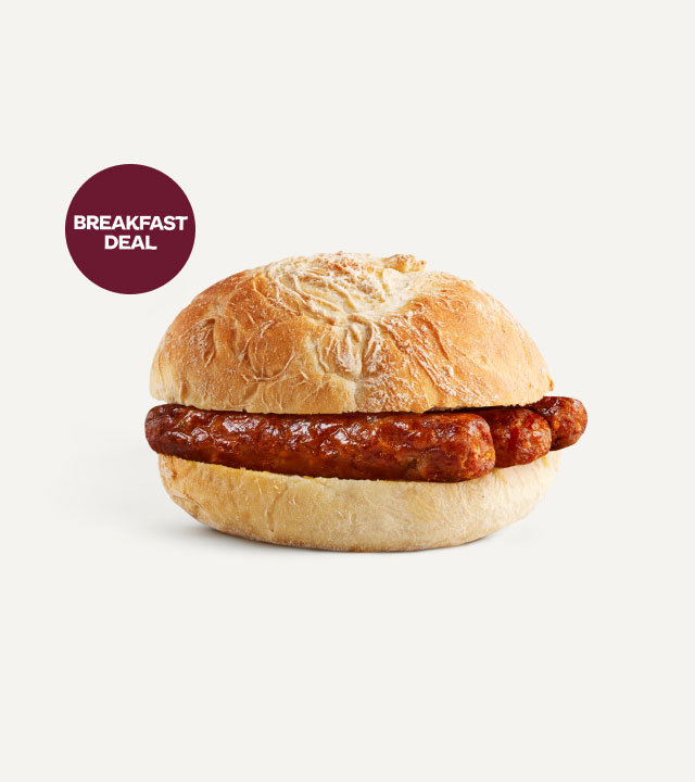 Pork Sausage Bap