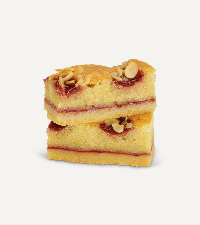 Raspberry & Almond Bake (V)