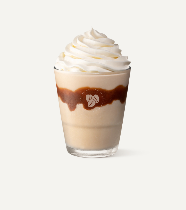 Salted Caramel Frappé with Coffee